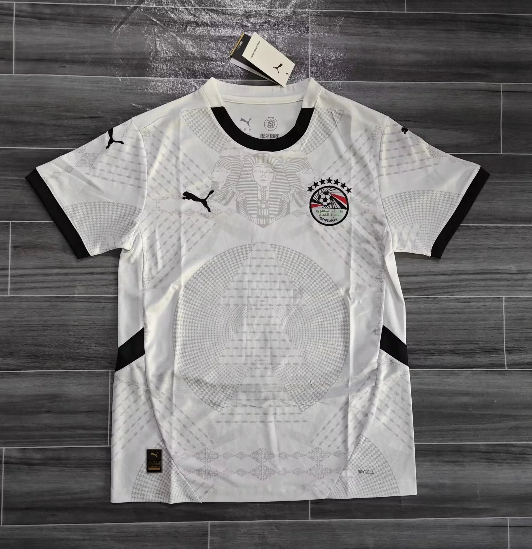 Adidas Olympique Lyonnais 2023-24 Third Jersey Black/Red/Blue - 8