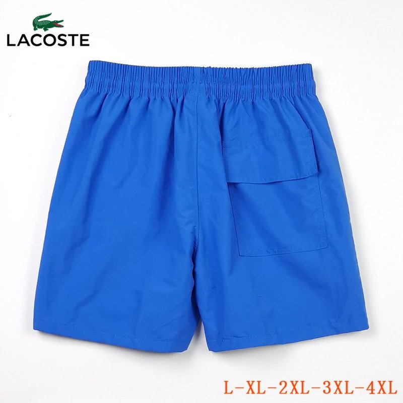 Lacoste Swim Shorts All-Over Croc Print Solid Color Shorts - 57
