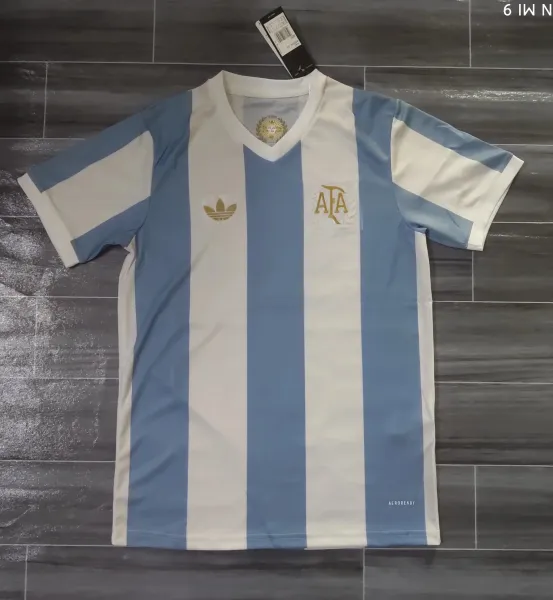 Adidas Originals Argentina National Team Home Jersey Light Blue and White - 1
