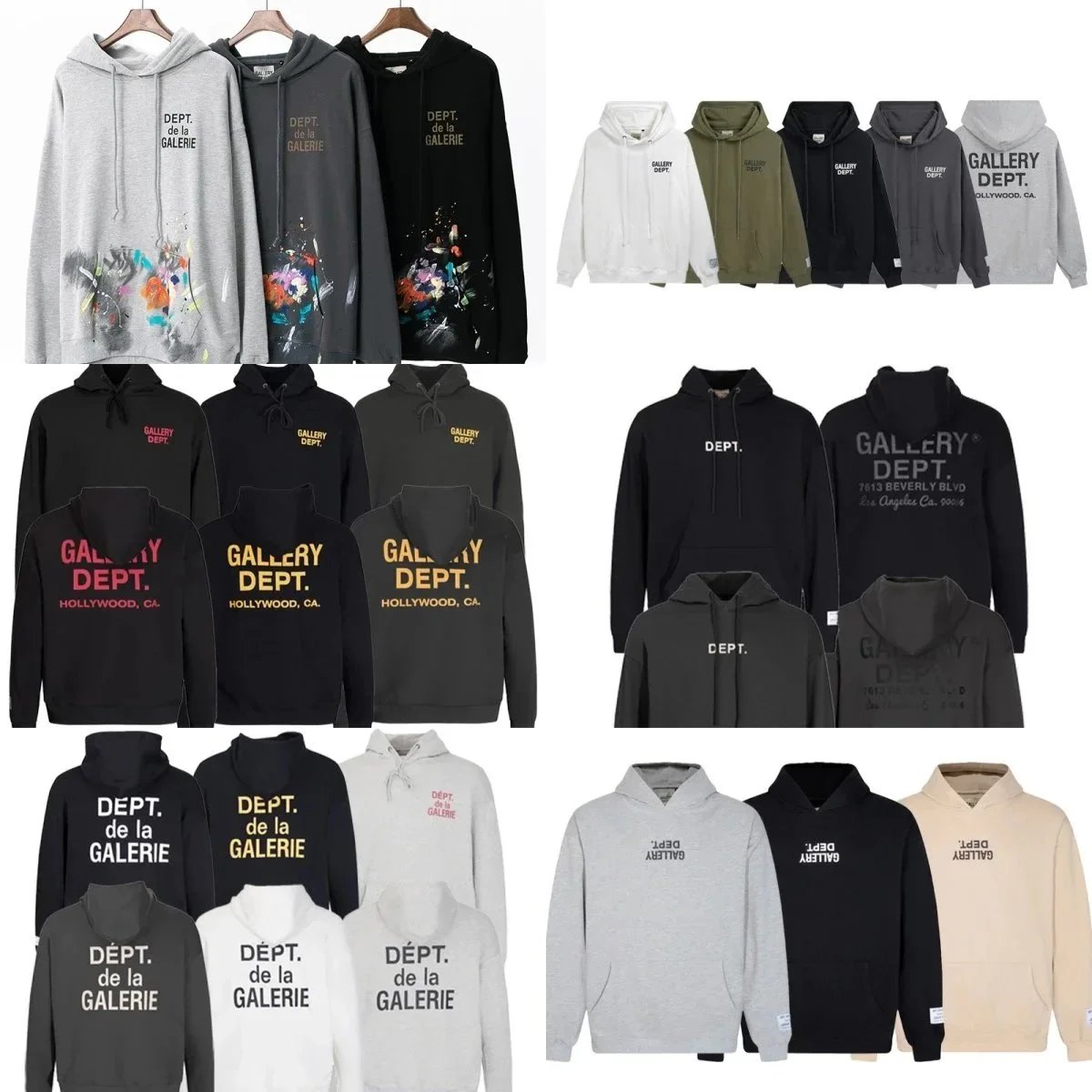Gallery Dept. Hooded Sweatshirt [38 styles]