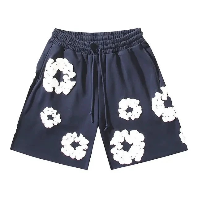 Gallery Dept. Floral Appliqué Shorts Navy - 1