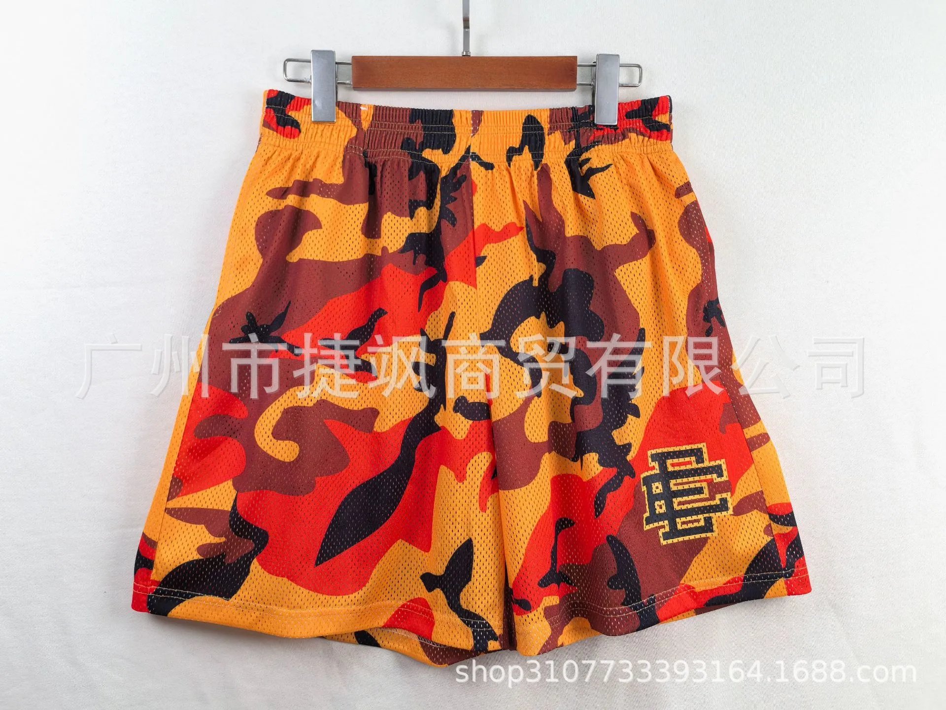 Design Camo Mesh Shorts Multicolor Shorts - 23