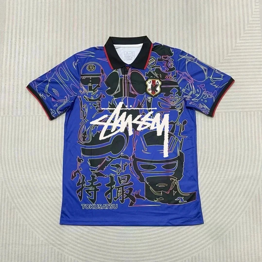 Stussy x Japan National Team x Doraemon Comic Print Jersey - 9
