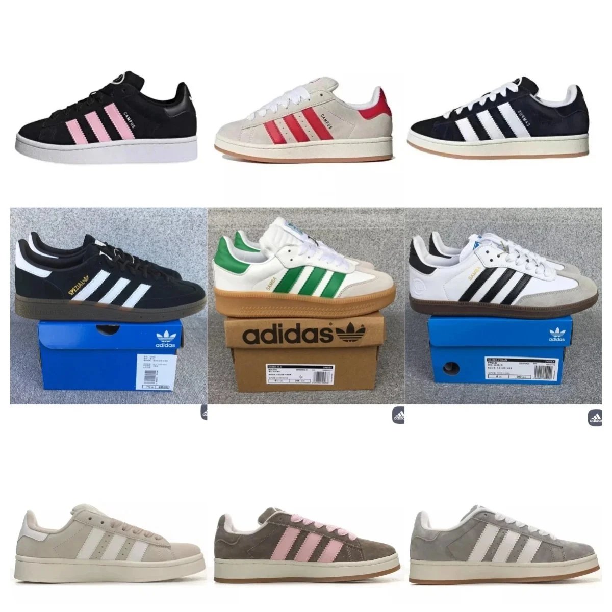Adidas Campus Low Top Sneakers