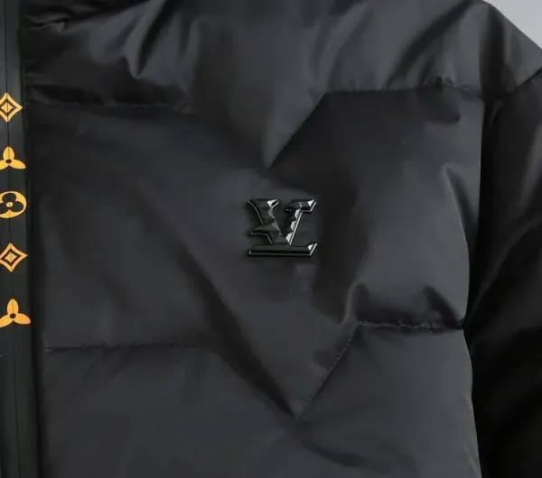 Louis Vuitton Monogram Down Jacket Black - 9