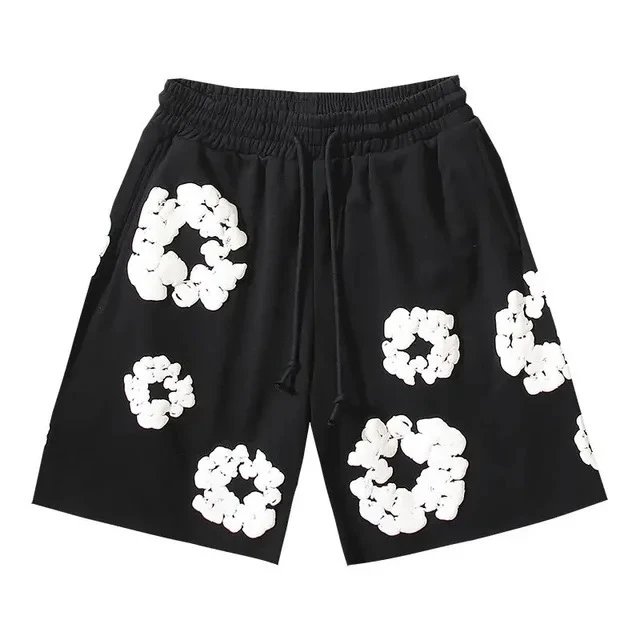 Floral Print Matching Set T-Shirt and Shorts Multicolor Casual-Set - 9