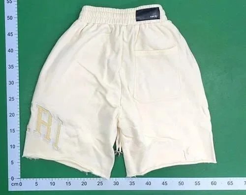 Amiri Script Logo Shorts Army Green - 5