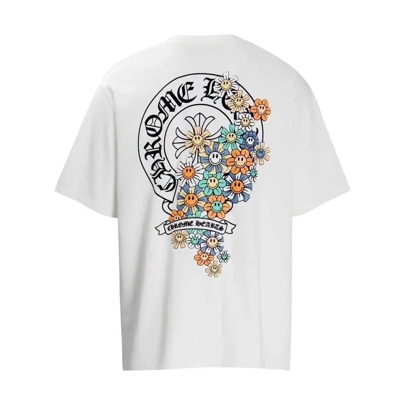 Chrome Hearts Multicolor Cross Cluster Black T-Shirt - 7