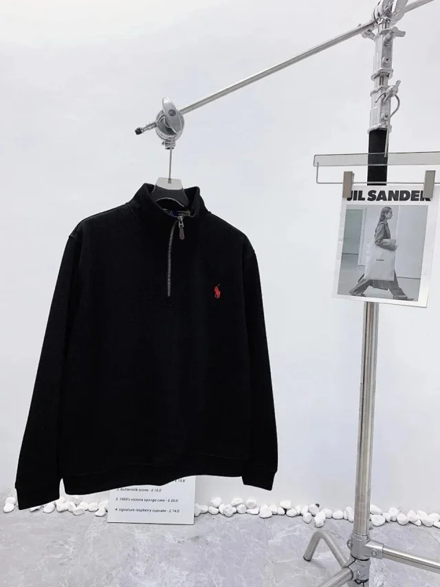 Polo Ralph Lauren Hoodies & Sweatshirts Quarter-Zip Mock-Neck Sweatshirt with Embroidered Pony product detail image 6