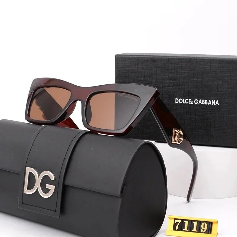Dolce & Gabbana DG1928 Brown Acetate Sunglasses - 1