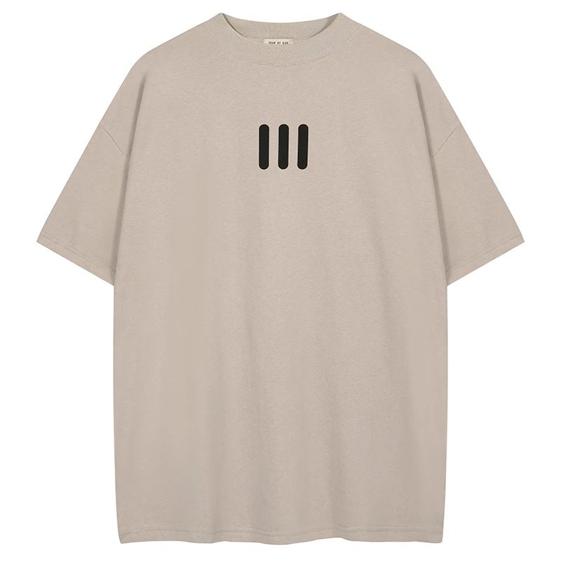 Off-White Three Lines Photo Print Beige T-Shirt - 3