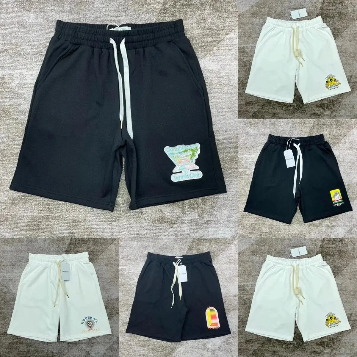 Candido White Elastic Waist Shorts