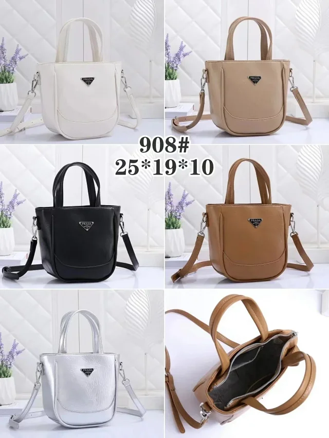 Prada Handbags Top-Handle Satchel with Detachable Shoulder Strap product detail image 1