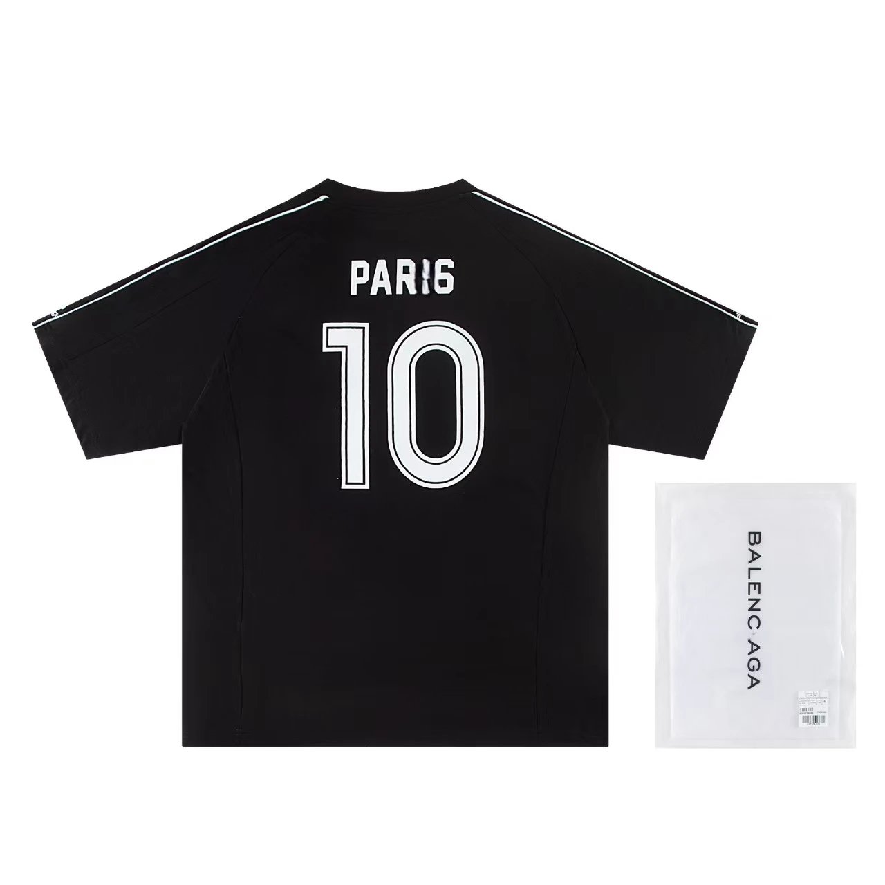 Balenciaga x Real Madrid Football Jersey Black T-Shirt - 7