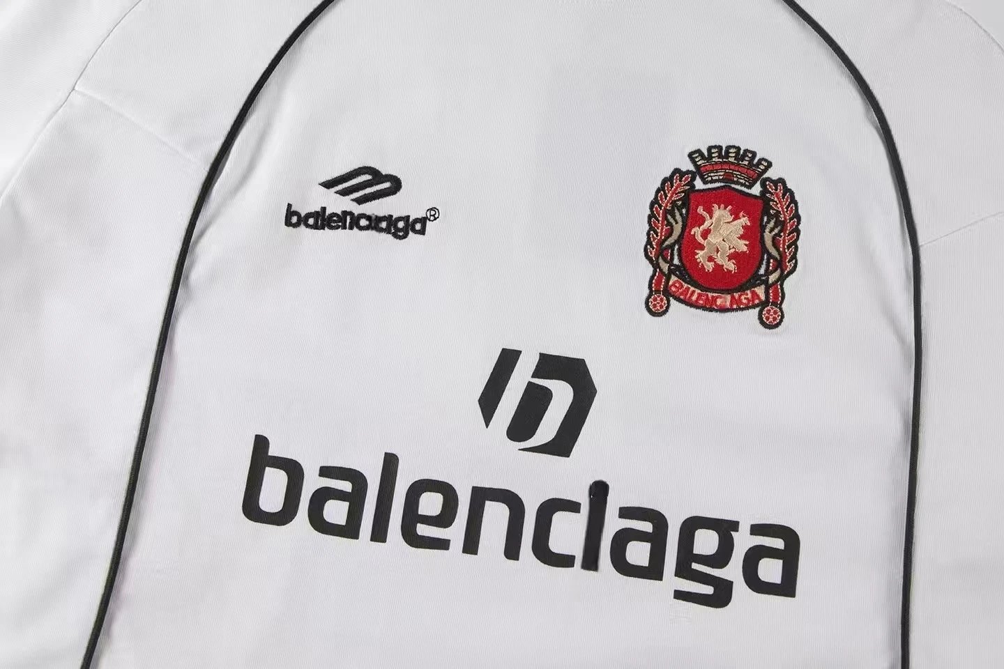 Balenciaga x Real Madrid Football Jersey Black T-Shirt - 20