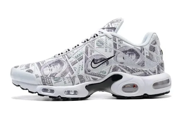 Nike Air Max Plus White Orange Teal Sneakers - 10