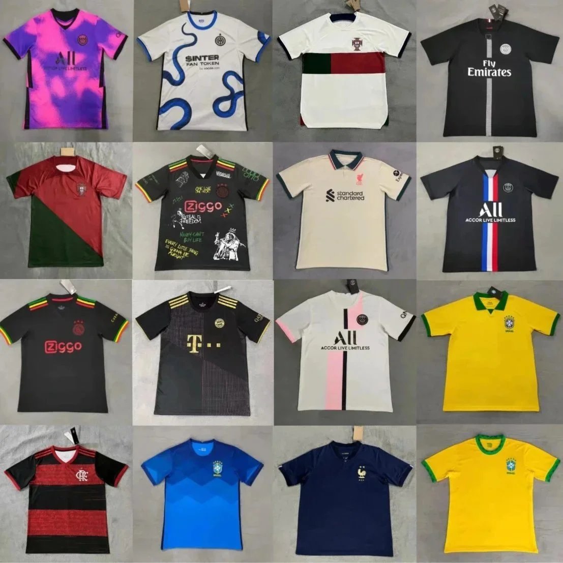 Various Football Club Jerseys 