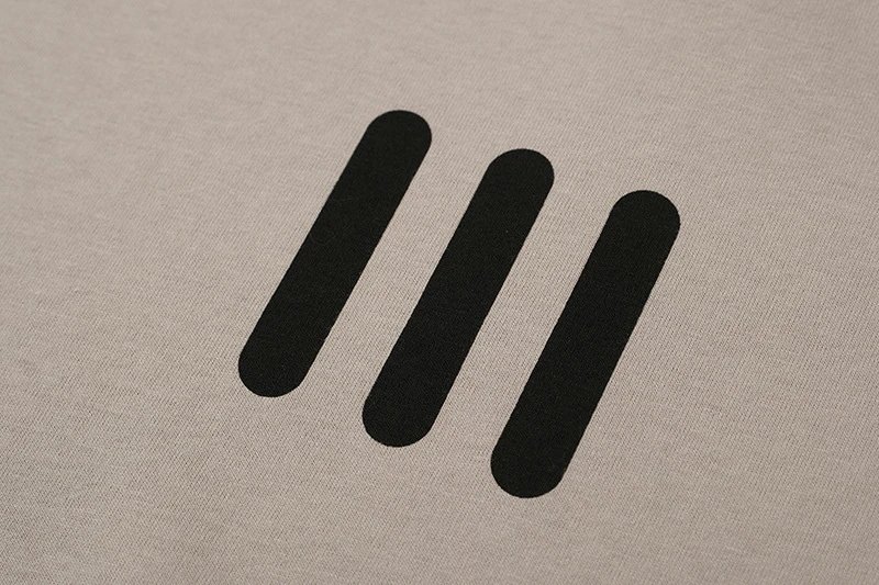 Off-White Three Lines Photo Print Beige T-Shirt - 8