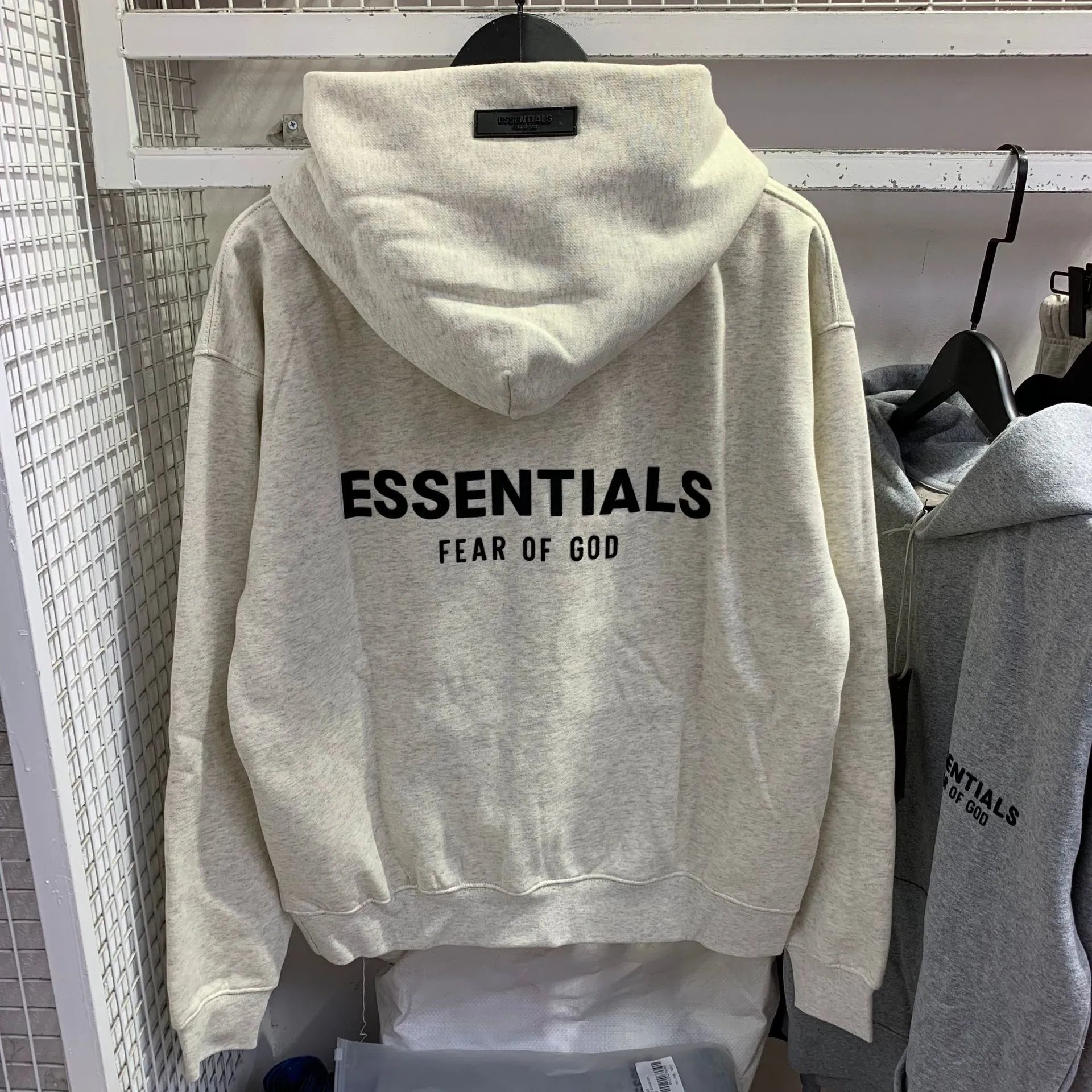 Fear of God Essentials Logo Sweatpants Gray - 11