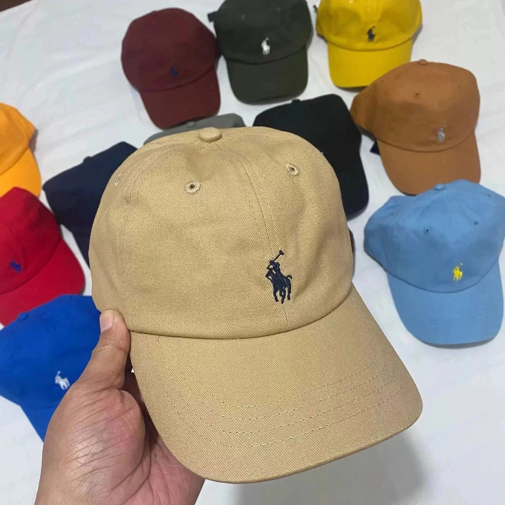 Ralph Lauren Polo Player Embroidered Baseball Cap Navy - 9
