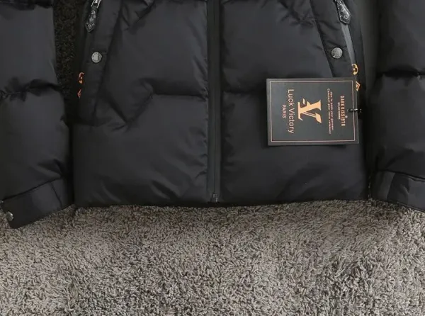 Louis Vuitton Monogram Down Jacket Black - 5