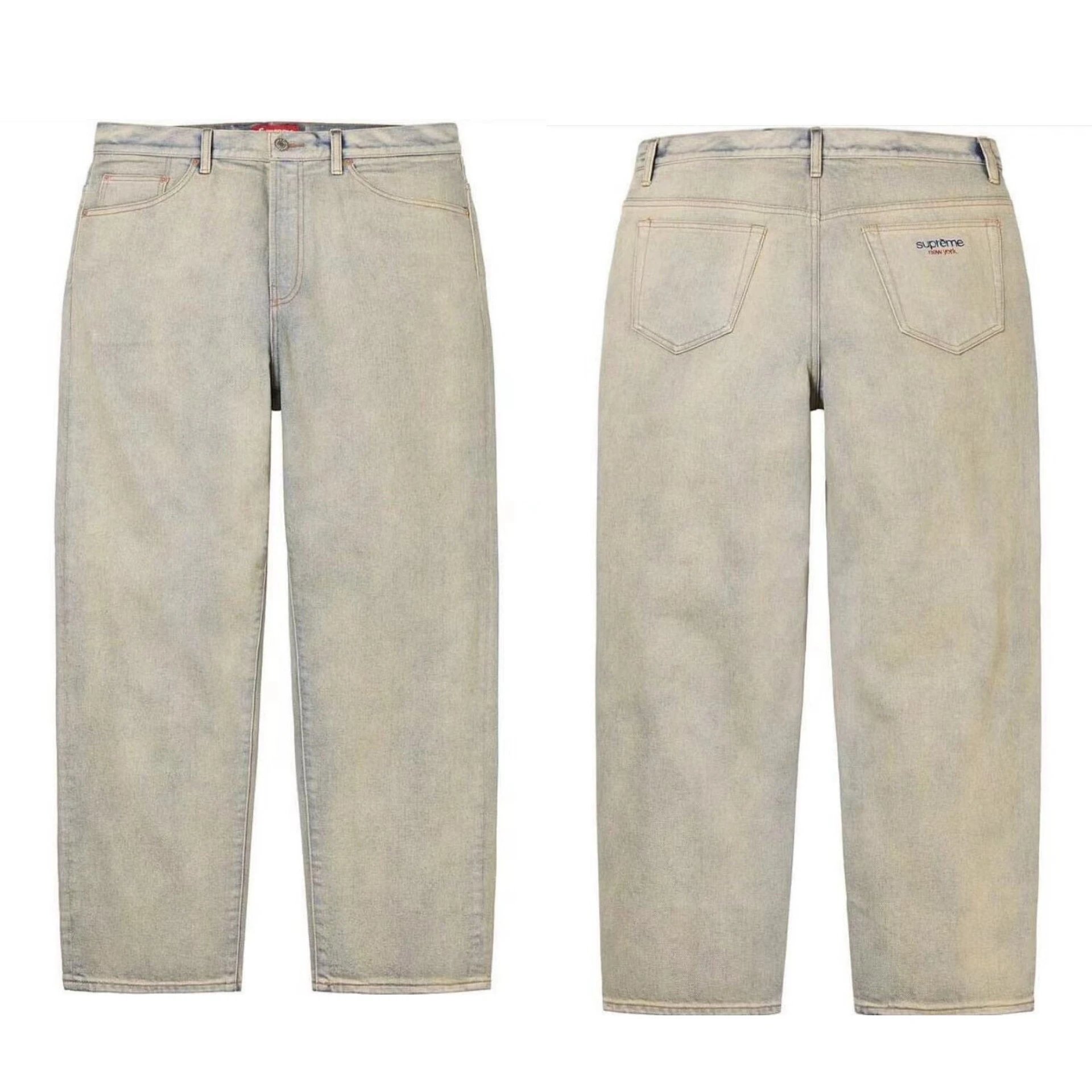 Supreme Shark Print Workwear Pants Green/White - 7