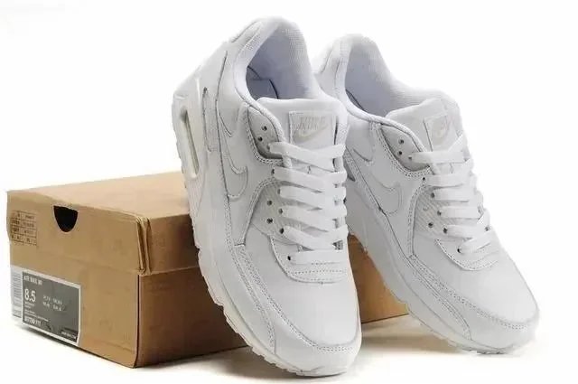 Nike Air Max 90 White Sneakers - 3