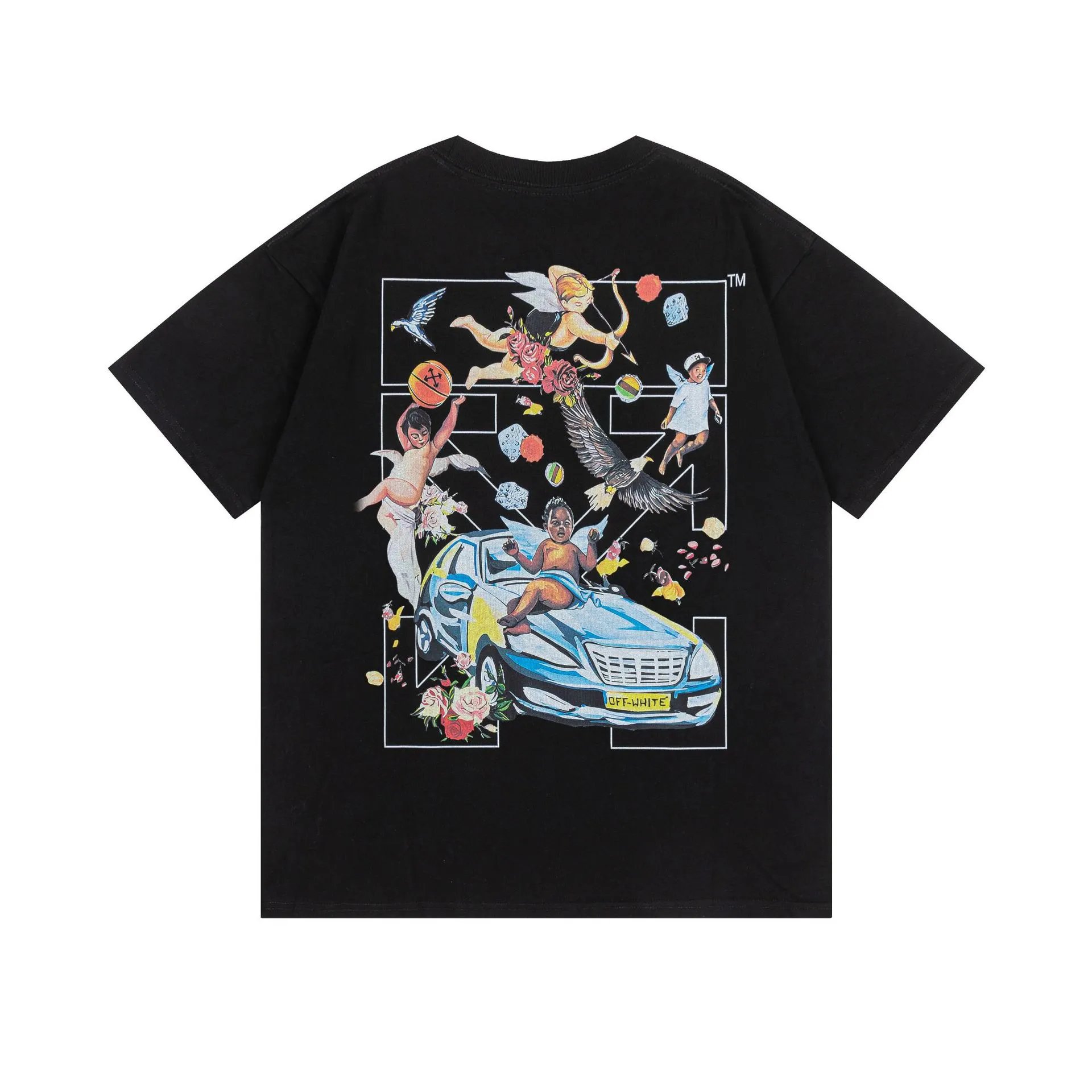 Off-White Angelic Collision Black T-Shirt - 1