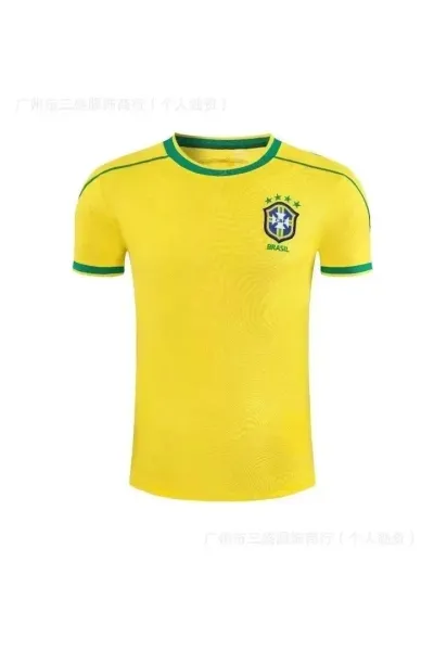 Brazil National Team Home Jersey Yellow/Green - 1