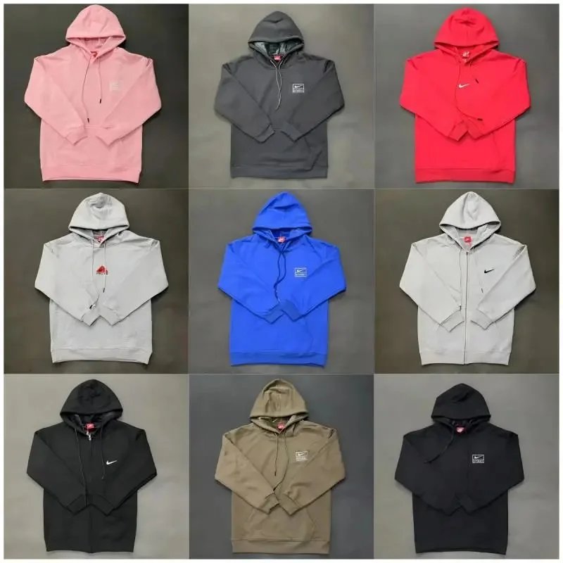 Nike Zip-Up Hoodie in Various Colors