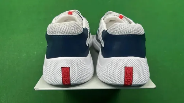 Prada Re-Nylon Arena Sneakers Green and White Sneakers - 3