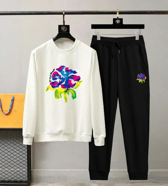 Louis Vuitton Matching Sets Graphic Crewneck Sweatshirt and Joggers Set product detail image 6