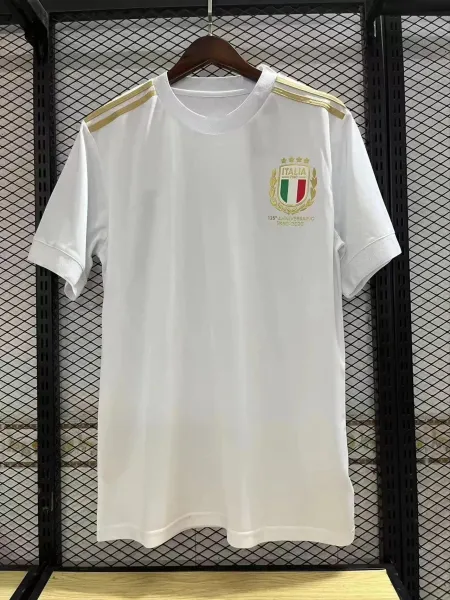 Italy National Team 125th Anniversary Commemorative White Jersey - 1