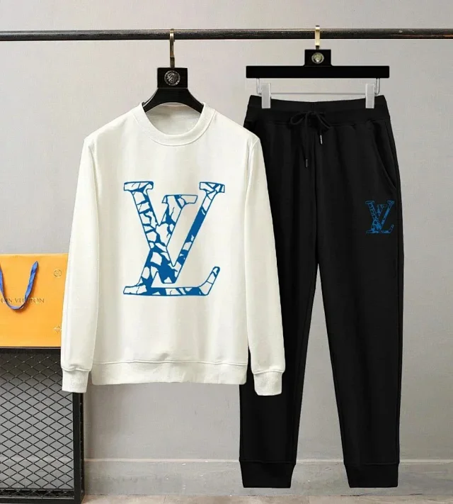 Louis Vuitton Matching Sets Graphic Crewneck Sweatshirt and Joggers Set product detail image 5