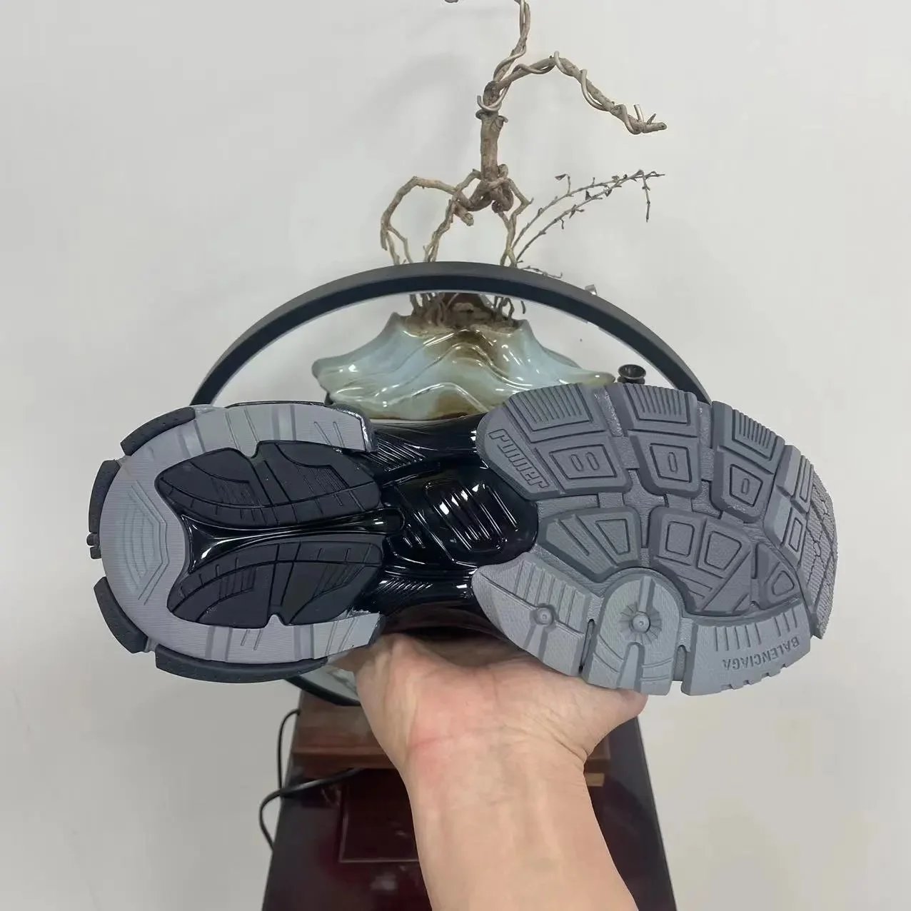 Balenciaga x Asics Runner White/Black Sneakers - 3