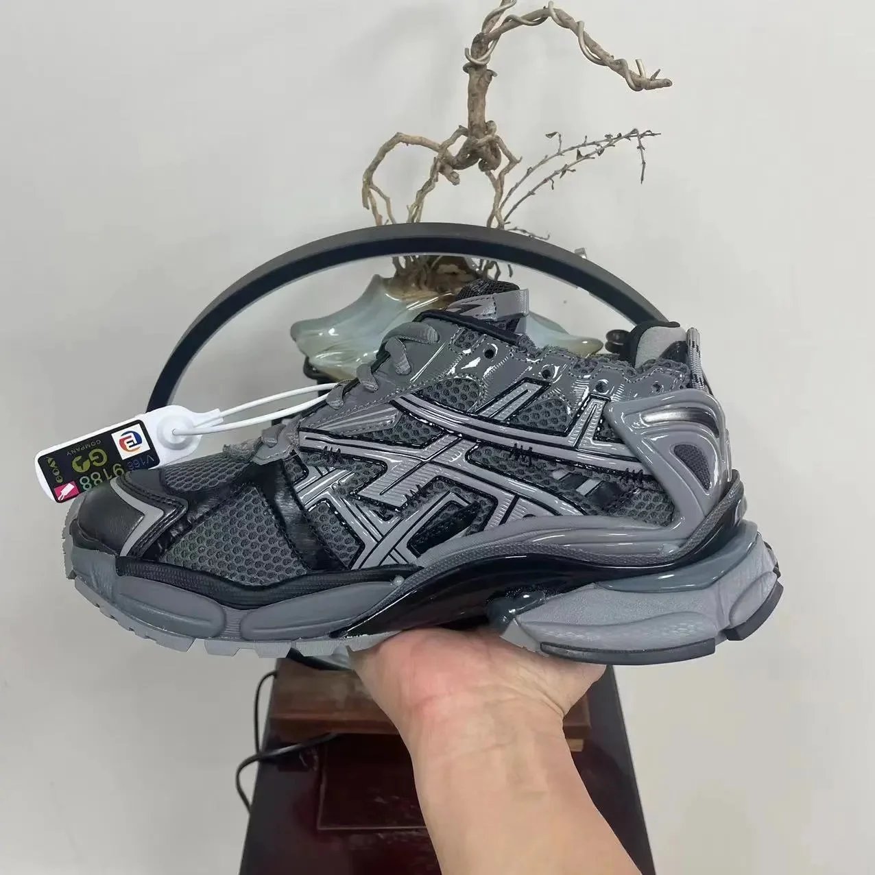 Balenciaga x Asics Runner White/Black Sneakers - 5