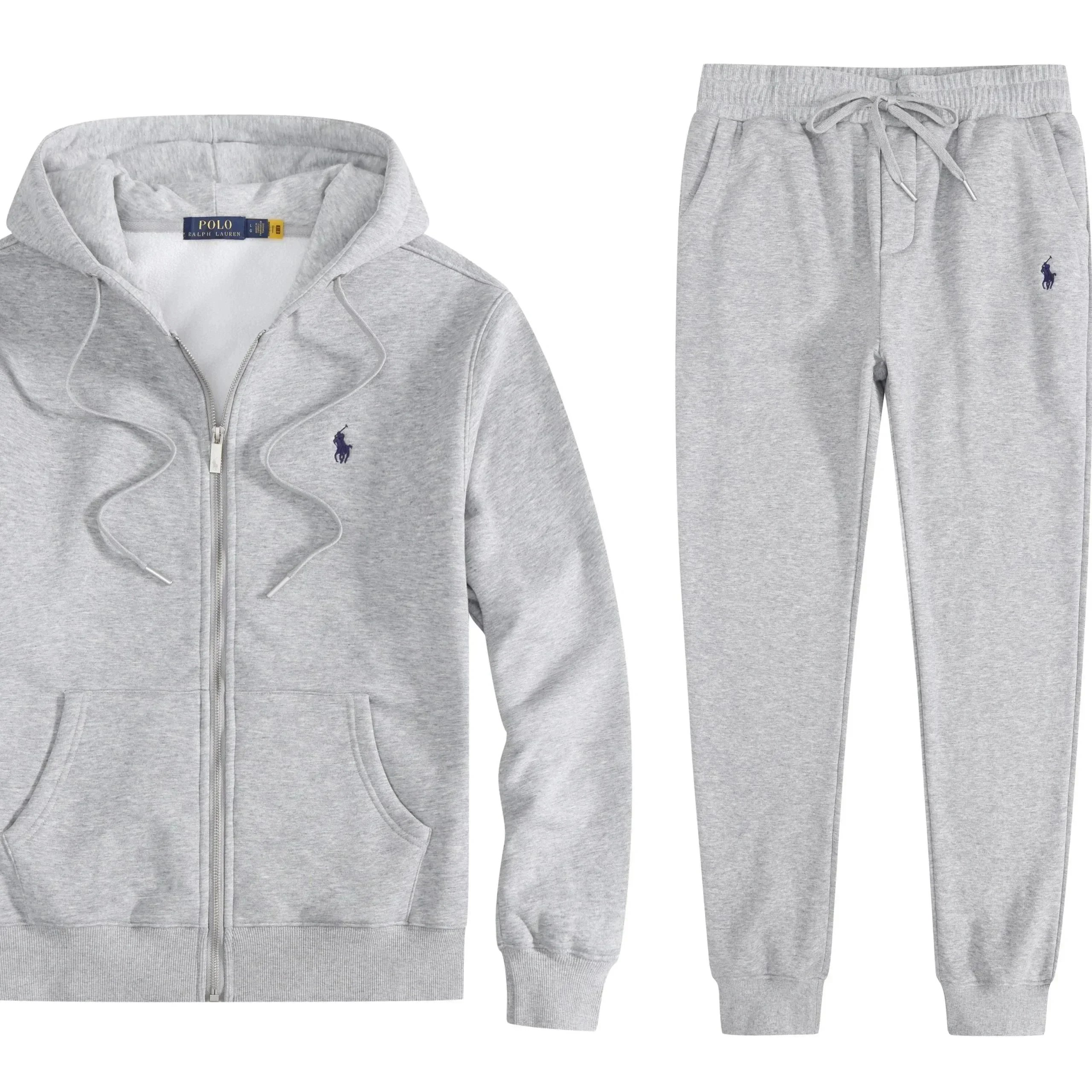 灰色加绒套装-Plush