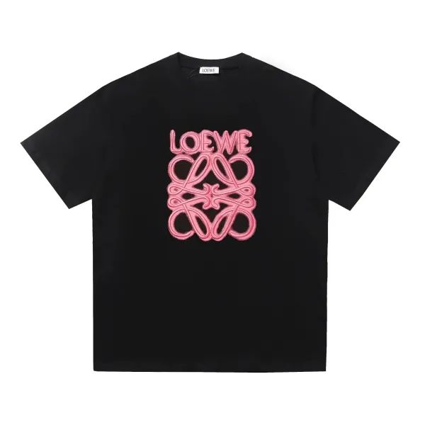 Loewe Panda Embroidered White T-Shirt - 5