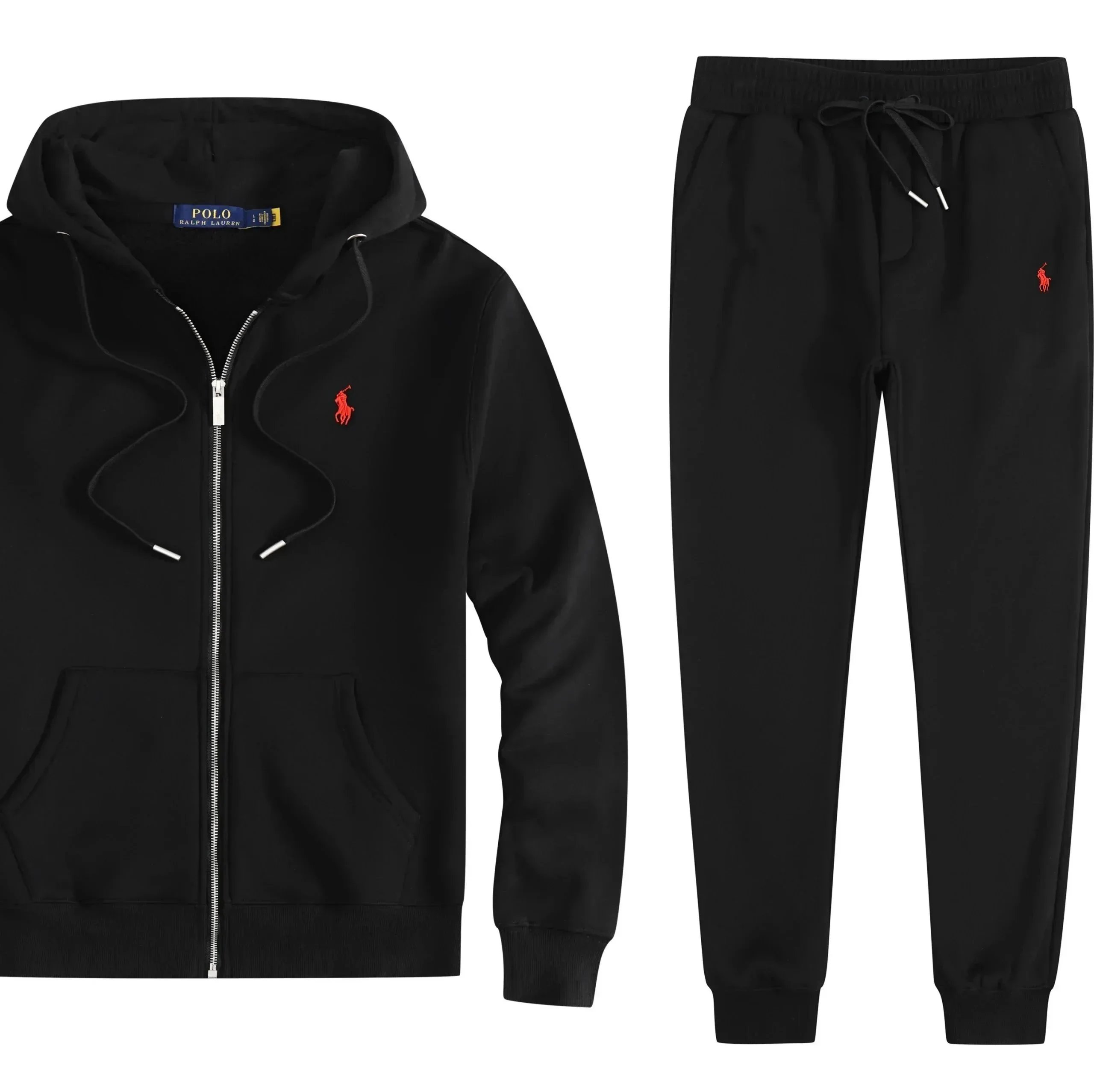 黑红加绒套装-Plush