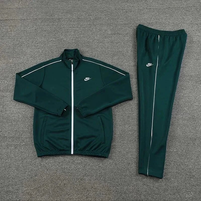 Nike Matching Sets Three-piece performance set with hooded jacket, T-shirt and shorts — (Long Pants Two-Piece Set) -298