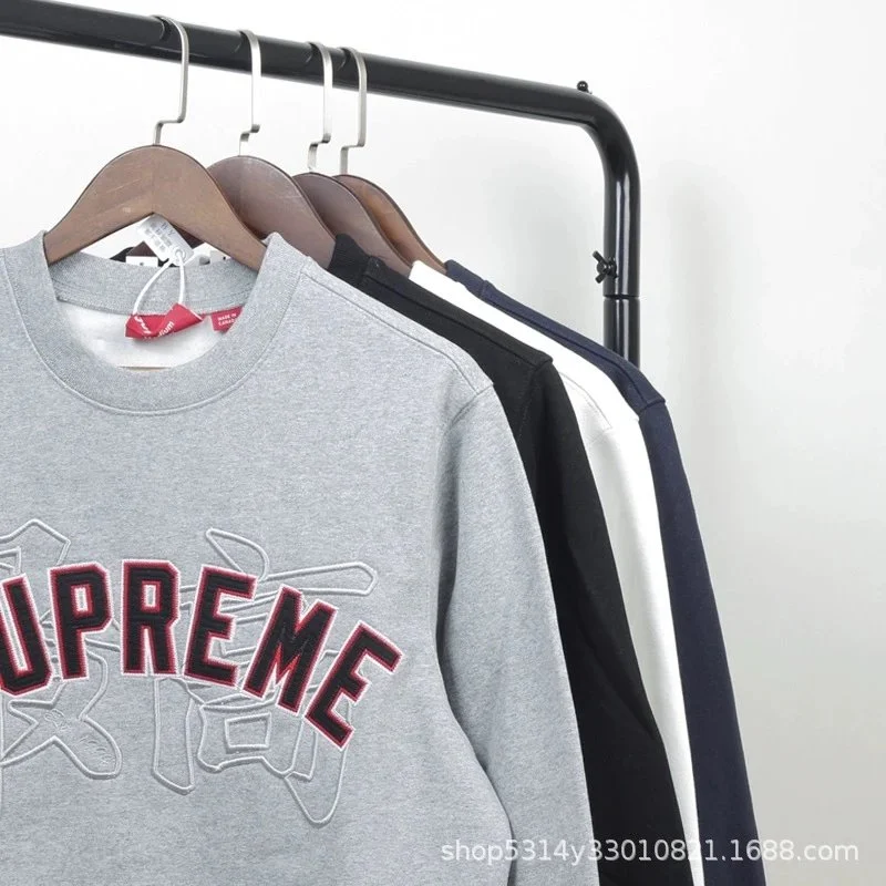 1to1reps Hoodies/Sweaters fashion reps product 美式街头字母刺绣卫衣男 