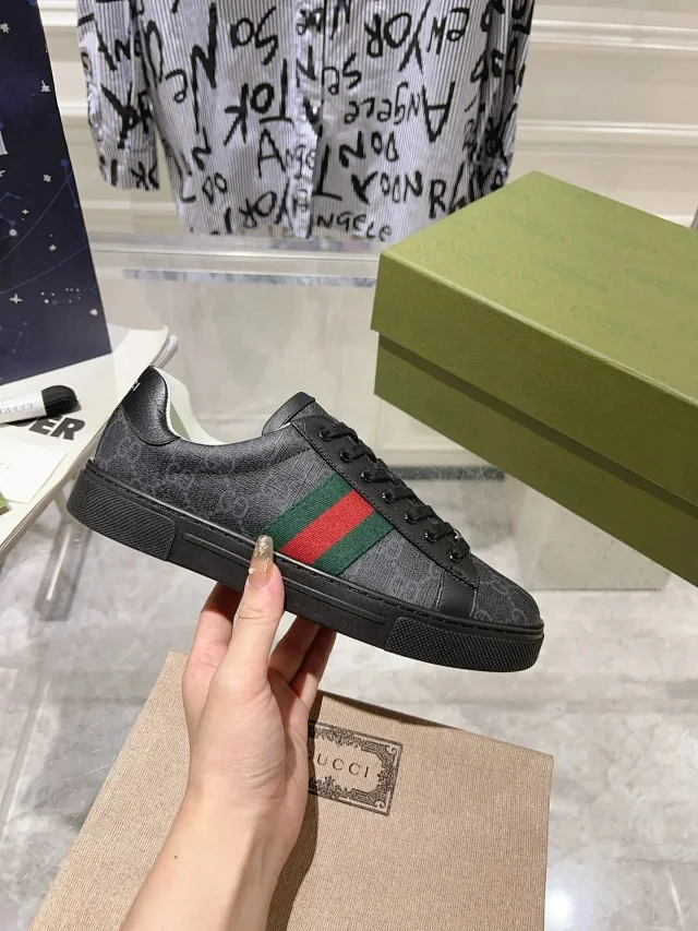 Gucci Sneakers Ace low-top Web stripe product detail image 5