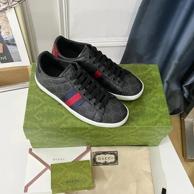 Gucci Sneakers Ace low-top Web stripe product detail image 9