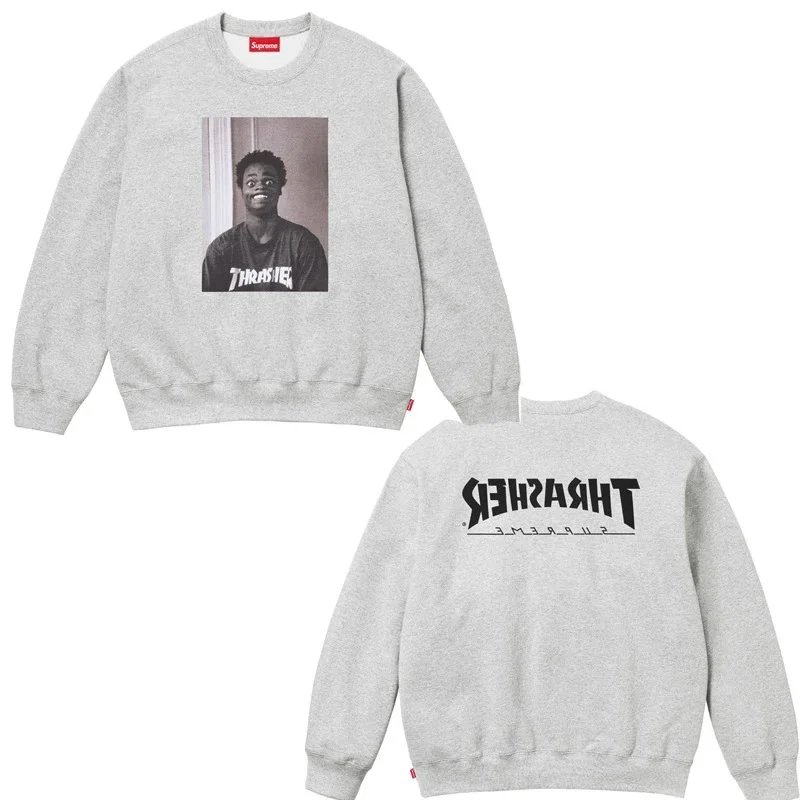 E580 小黑人卫衣 灰色