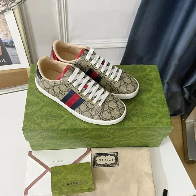Gucci Sneakers Ace low-top Web stripe product detail image 7