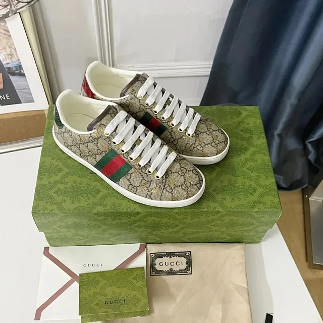 Gucci Sneakers Ace low-top Web stripe product detail image 10