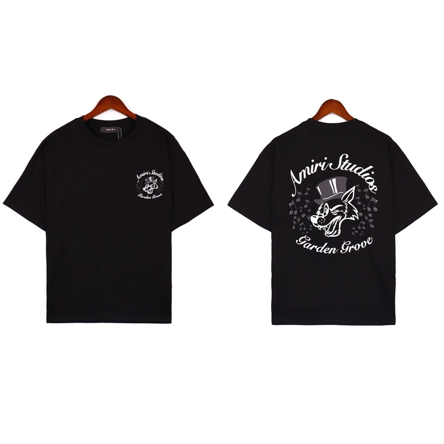 AMIRI T-shirt Amiri Studios Garden Grove Wolf Black