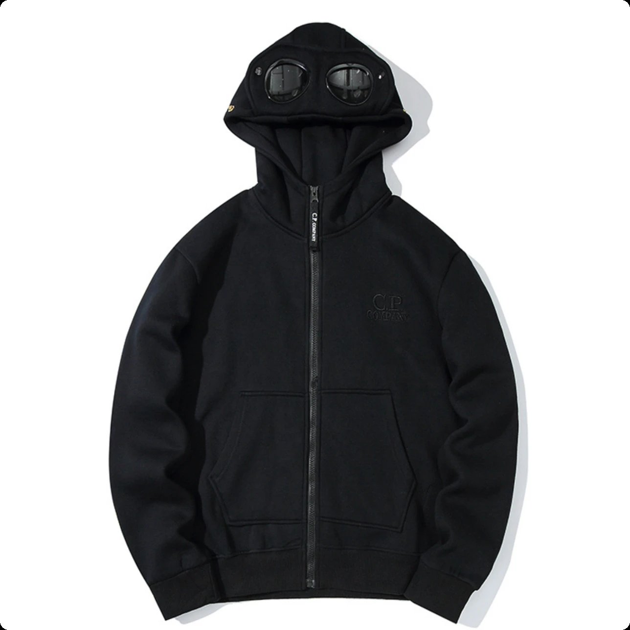 CP Company CP Company Black Goggle Hoodie Jacket Black