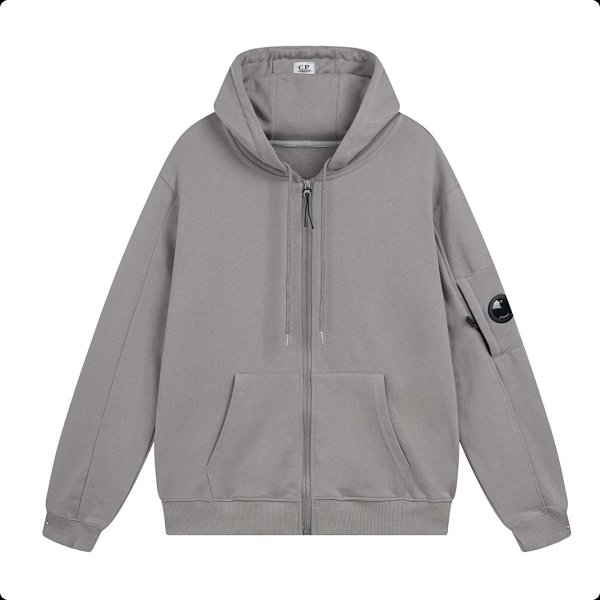 C.P. Company Goggle Hoodie Gray Zip-Up Hoodie 卫衣 product listing in Litbuy spreadsheet finds