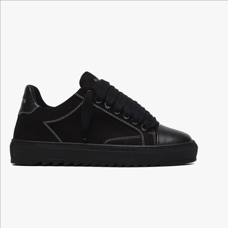 Unbranded Sneakers Low-Top Lace-Up with Sawtooth Sole — #19